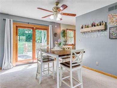 Dining area / slider to back yard and entrance to 