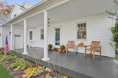 Wide front porch for the best of summer conversations and hangouts.