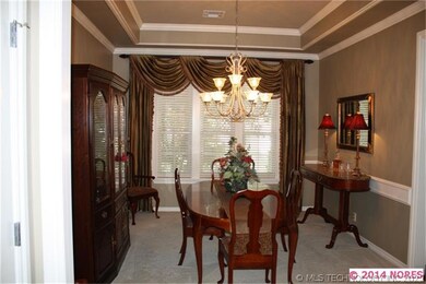 Formal off entry with triple crown moldings