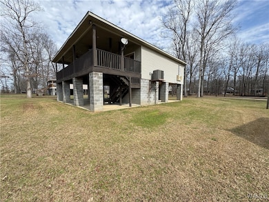 Back corner of the cabin.