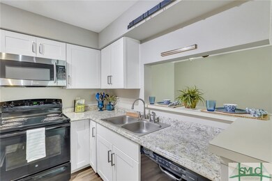 Kitchen pass thru to dining area