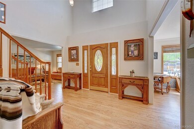 Entry way with vaulted ceilings