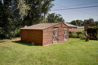 Plenty of storage room in this well built backyard