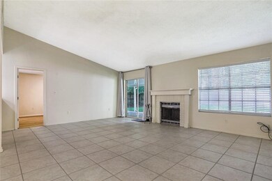 Huge Living area off the kitchen.  Freshly paiinte