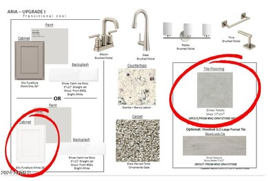 Aria White 17x17 tile