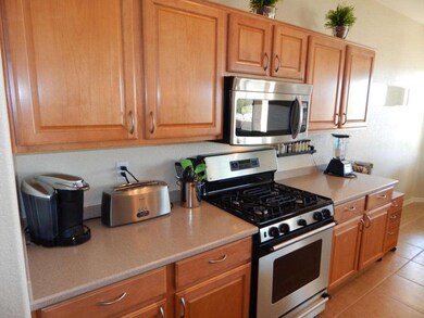 kitchen gas stove and micro