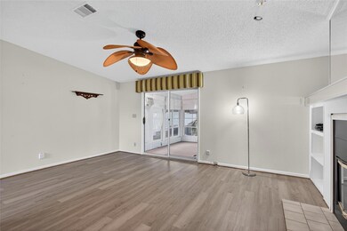 Family Room looking into Enclosed Side Porch