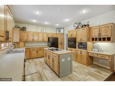 Large kitchen with quality hardwood finishes