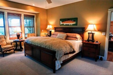 Master bedroom off greatroom.