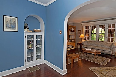 View of the livingroom from the dining area