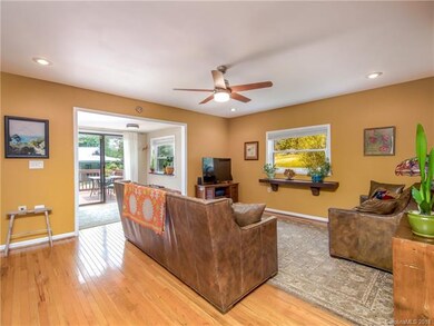 Living room with lots of natural light.