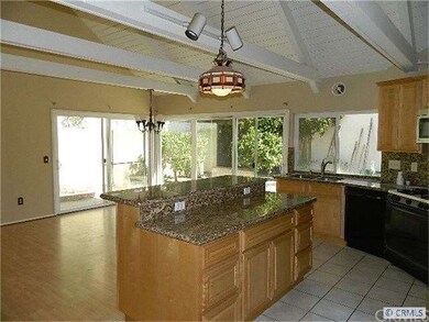 Kitchen with plenty of space to dine and multiple 