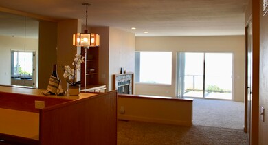 Kitchen to living room.