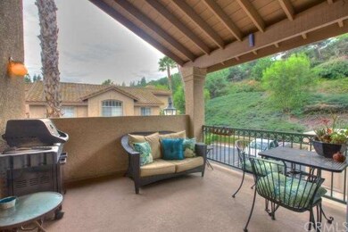 Private Covered Patio with Room for Seating and a 