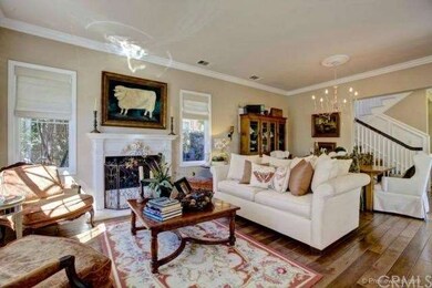 View of the living room from the front entrance