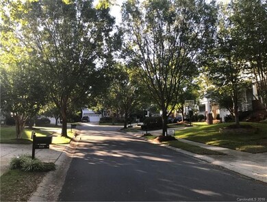 Lovely tree lined street ending in cul de sac