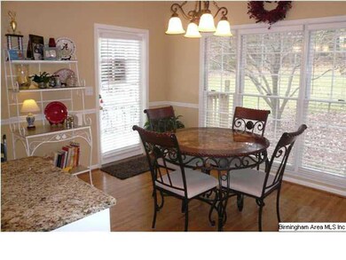 Breakfast Room has a french glass door that leads 