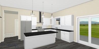 Kitchen View Rendering