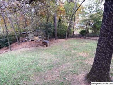 Large fenced in back yard