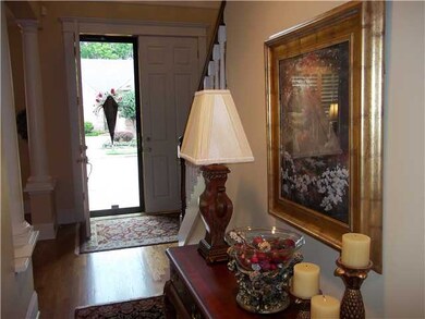 Another view of the entry