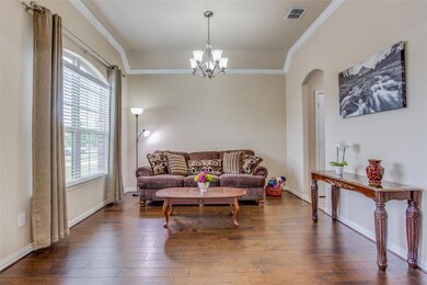 Formal dining room right off of the kitchen. Curre