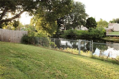 Backyard, water frontage