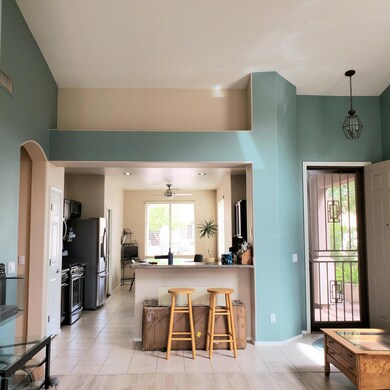 musket view of kitchen from living room.