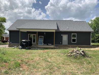 Large Covered back porch