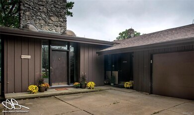 Street side entrance of the primary residence, the