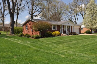 side view, brick ranch