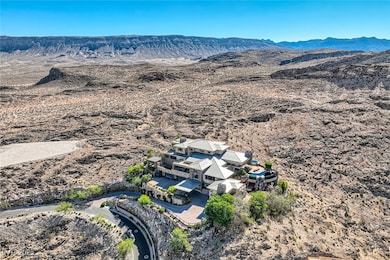Drone / aerial view featuring a mountain view
