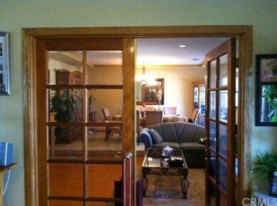 French doors to private family room