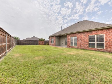 Large and flat backyard.
