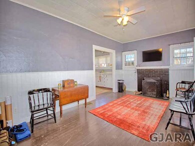 Wood burning Fireplace and chimney stack is new.
