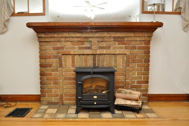 Brick Fireplace