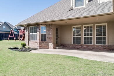 Covered patio off the back of living room. Great s