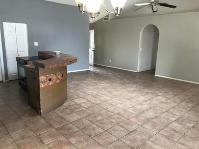 living room-kitchen