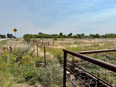 View of yard with a view of countryside