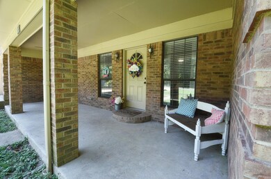 Covered front porch