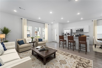 virtually staged room