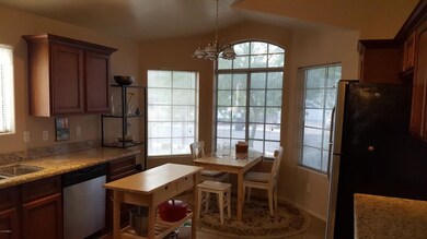 Eating area in kitchen