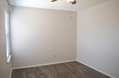 Vinyl plank flooring, and ceiling fan