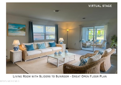 New V Living Room Coastal Cottage decor