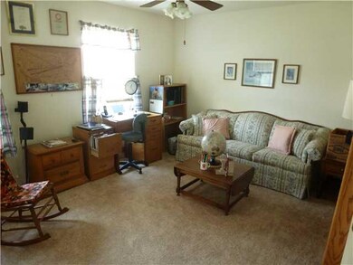 Den. The den has double doors so it can be utilized as an office such as it is now used.