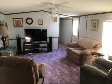 Living room is bright and comfortable