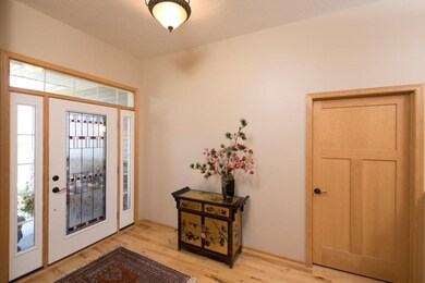 Large Open Foyer, Beautiful Maple Hardwood Floors