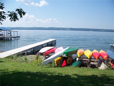 kayak storage area