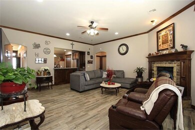 wood look ceramic tile floor in the living room