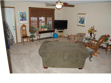 Living Room with neutral decor