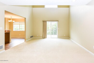 Large Living Room with Sliders to a Deck